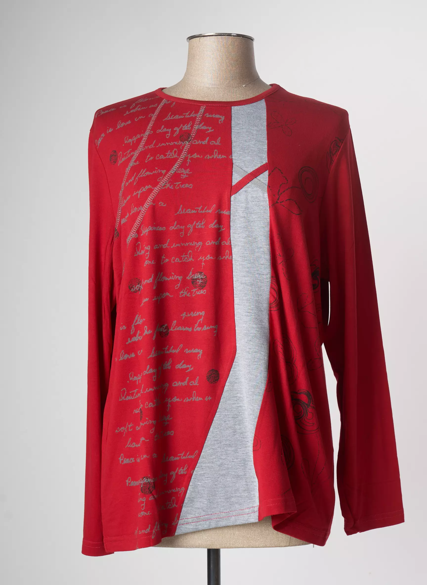 I Odena Tshirts Femme couleur rouge