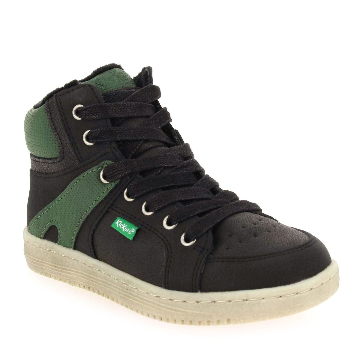 Kickers  LOWELL H20 - Noir Vert