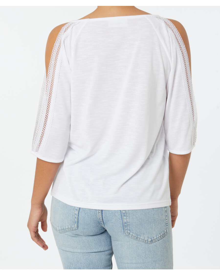 Bluse mit Cut-outs