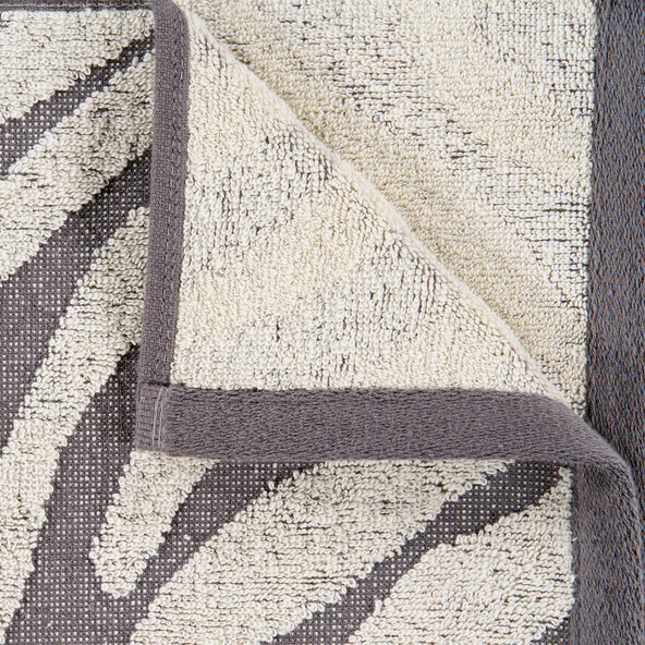 Frottierserie Square Handtuch Zebra, 2 x 2er Set