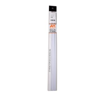 Styrene Strip - Rod 2.00 diameter x 350mm (6)