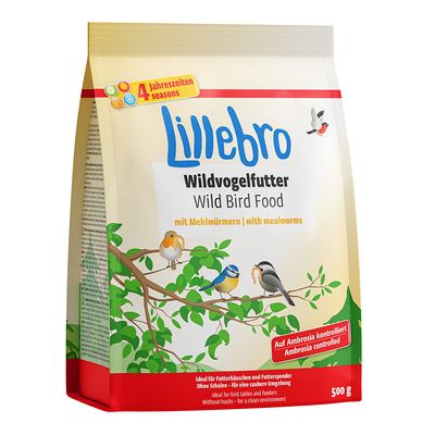 Lillebro Wildvogelfutter mit Mehlwürmern