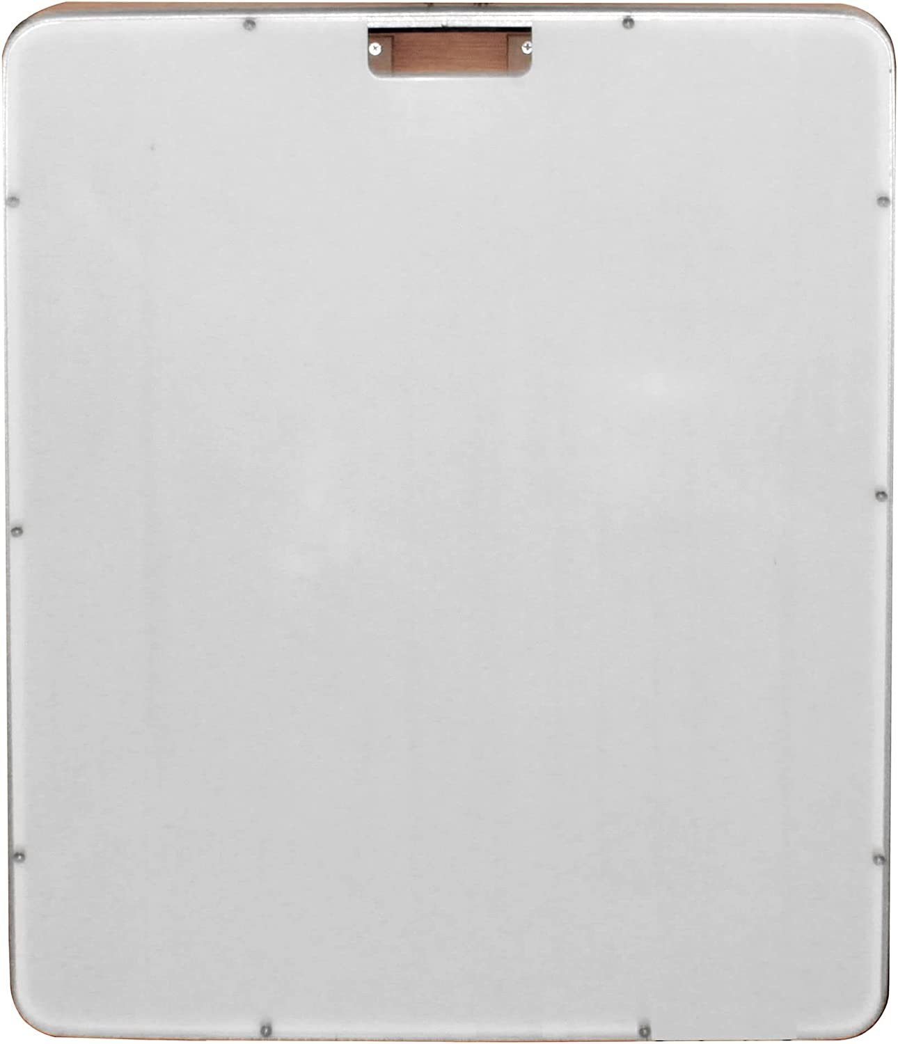 @tec Gartendusche MyGarden Aussendusche aus WPC, Outdoor Bodendusche, Campingdusche mit Bodenplatte eckig, 70x55cm