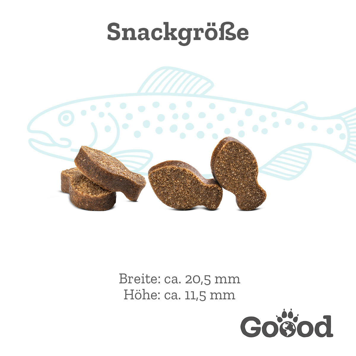 Goood Soft Gooodies Nachhaltige Forelle 100g kaufen bei ZooRoyal