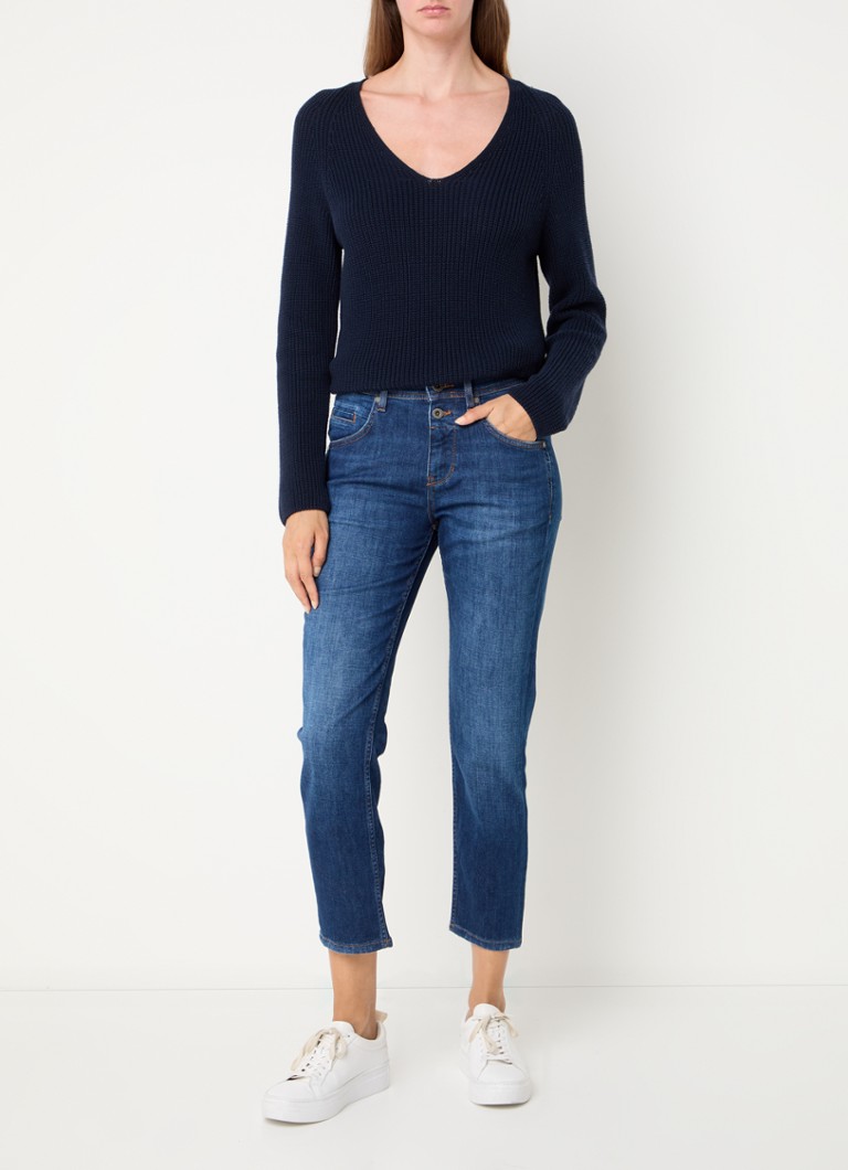 Jean Marc O'Polo taille mi-haute, coupe slim et court, extensible