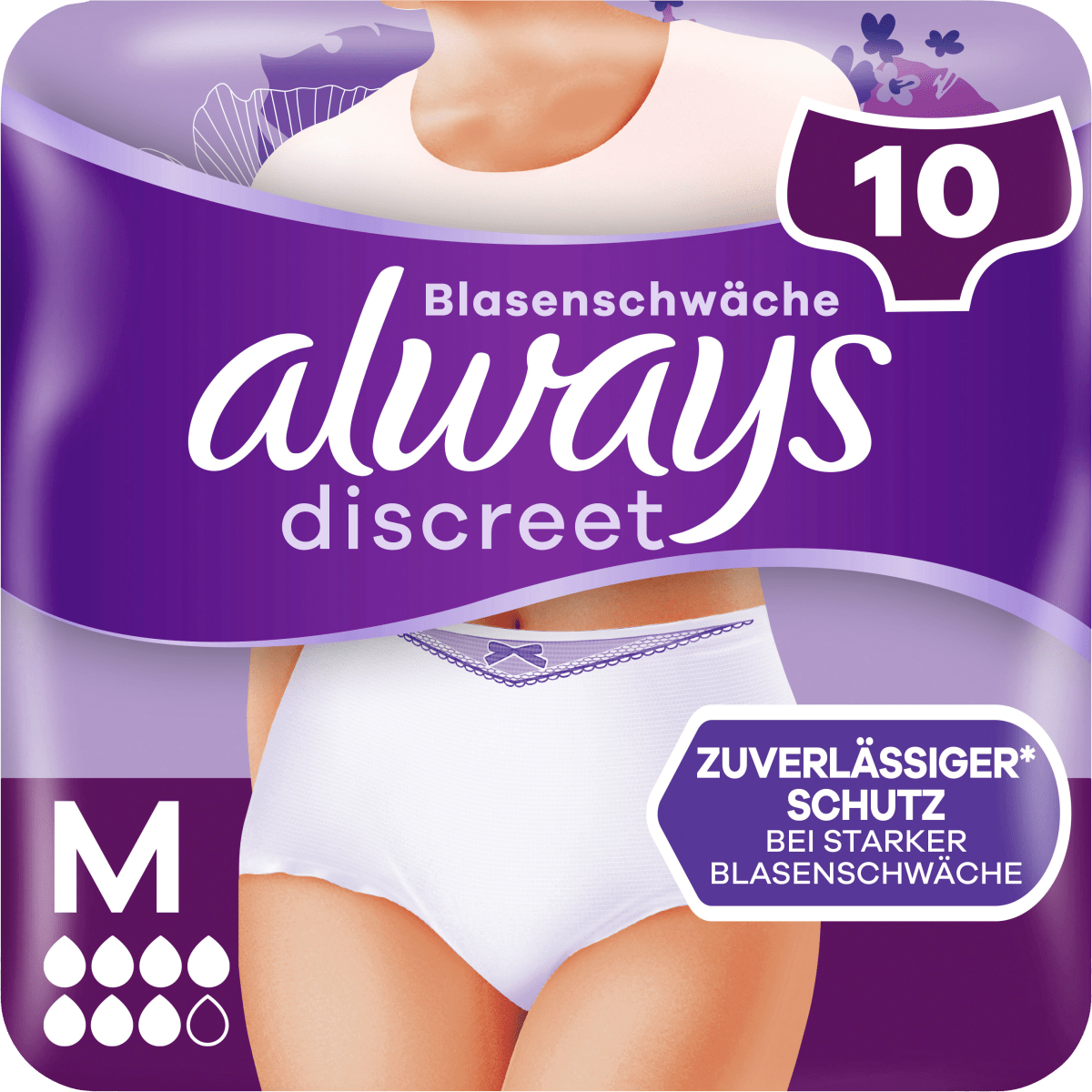 discreet Pants Inkontinenz Gr. M Plus, 10 St