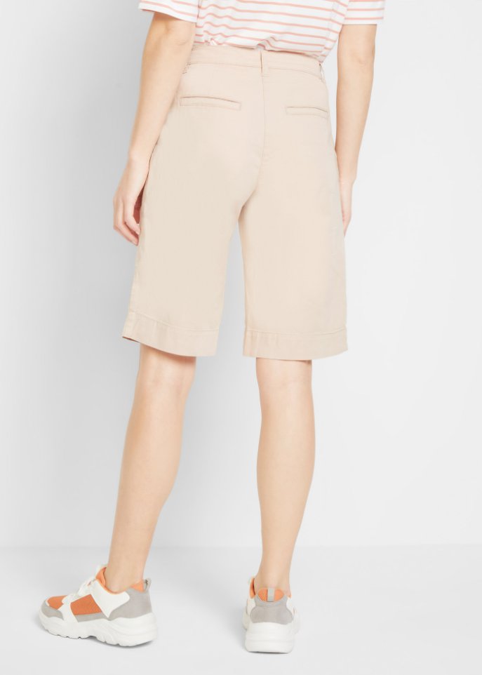 Weite Twill-Shorts