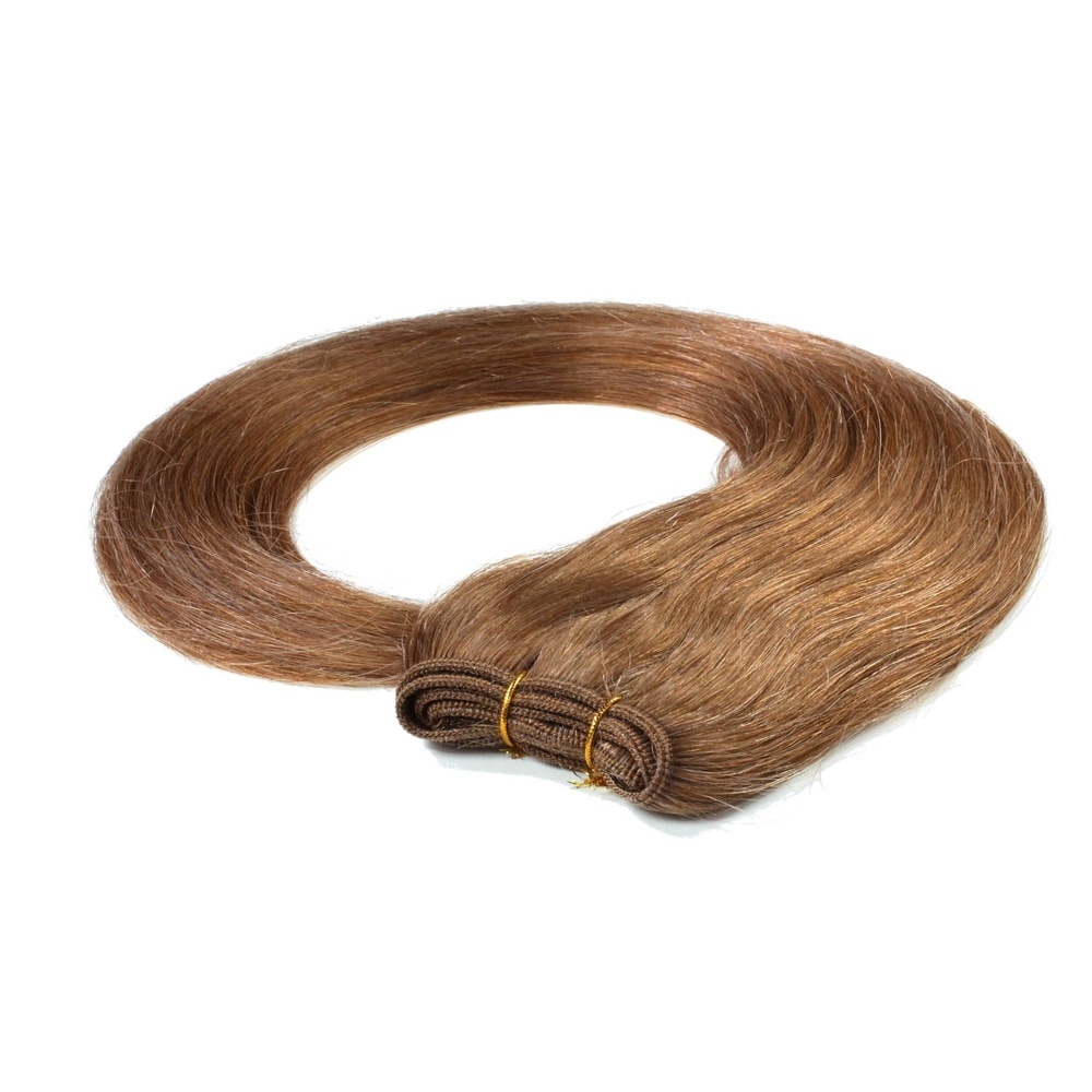 hair2heart Extensions Tissage cheveux naturels #14 blond foncé 100g extensions
