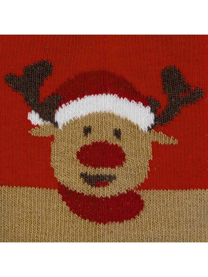 ewers 2er-Set Socken 2er Pack Weihnachtsmann/Rentier in bunt günstig kaufen