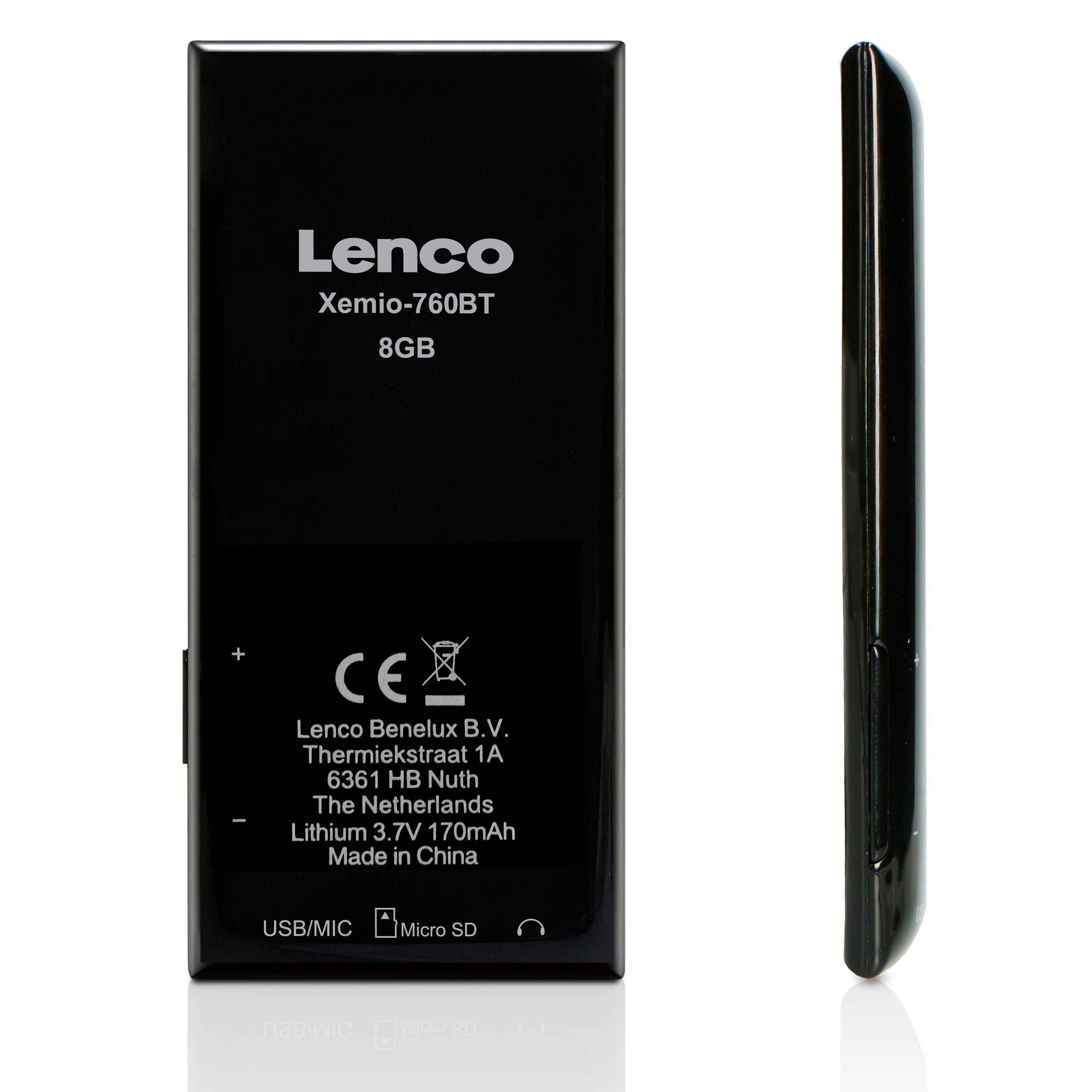 Lenco Xemio-760 BT Black MP3-Player
