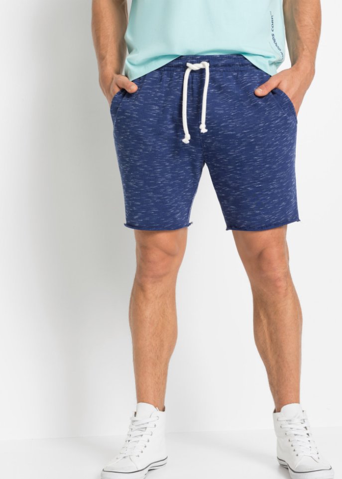 Sweat-Shorts mit Rollkanten Regular Fit, (2er Pack)