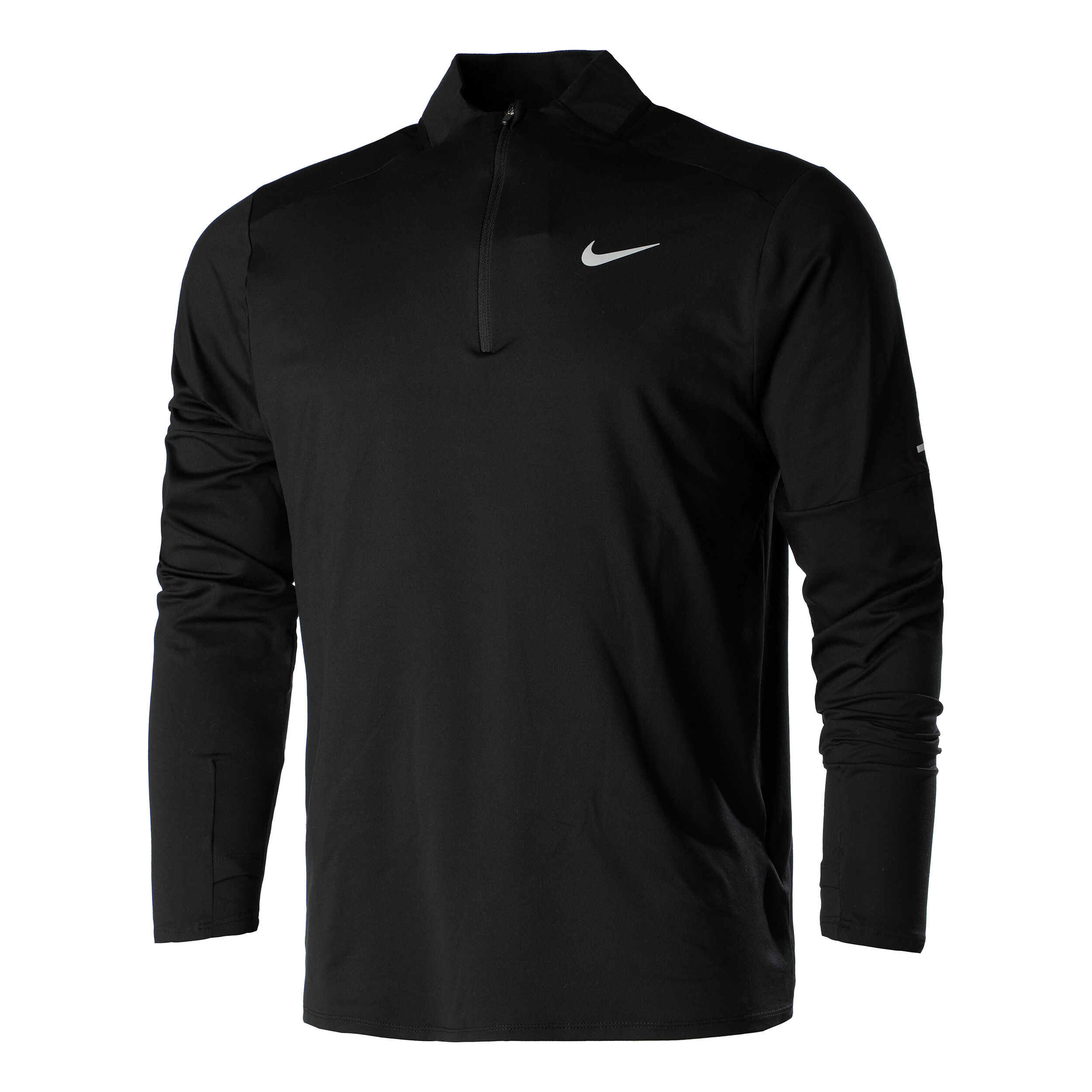 Dri-Fit Element Half-Zip Lauftop Herren - Schwarz