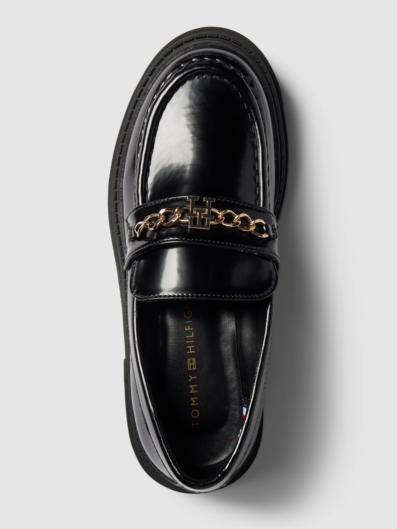 Penny-Loafer mit Schaftbrücke Modell 'HESTER' in schwarz