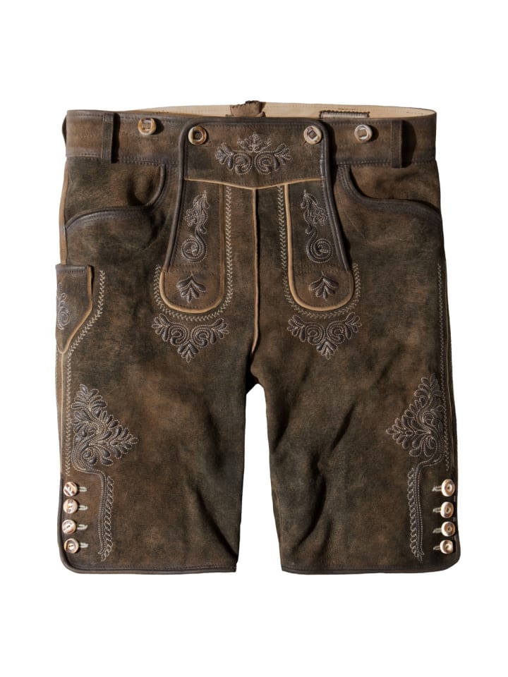 Stockerpoint Lederhose Beppo4 in dunkelbraun günstig kaufen