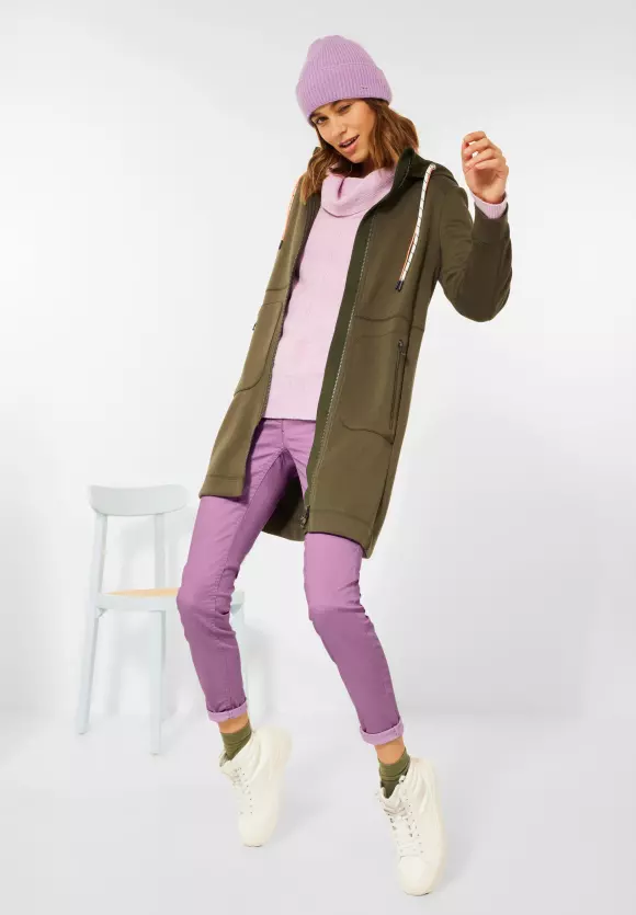 CECIL Slim Fit Hose mit Coating