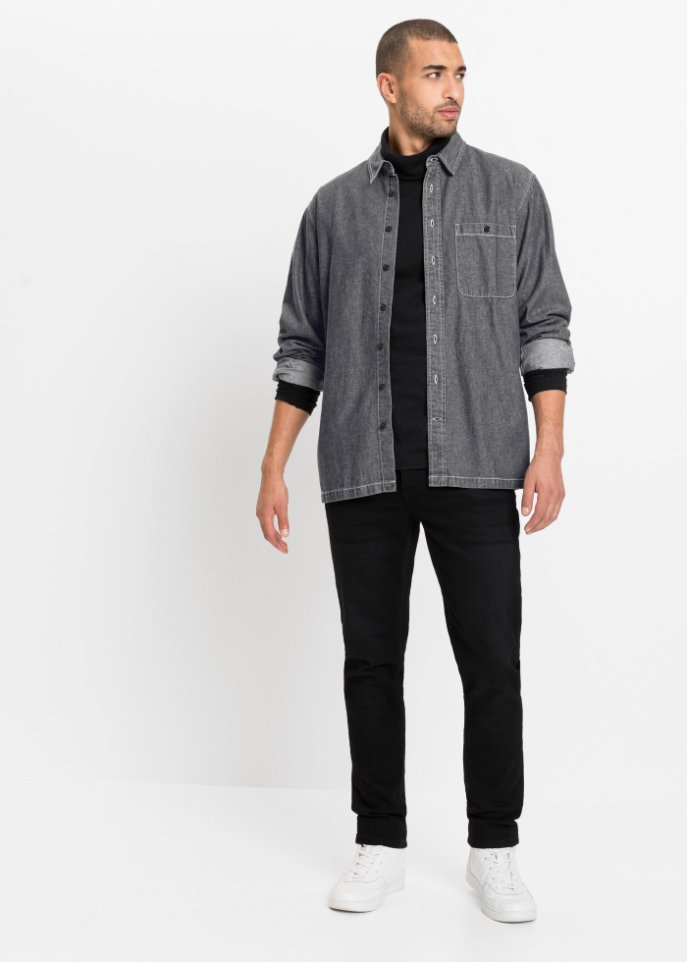 Jeanshemd, Loose Fit