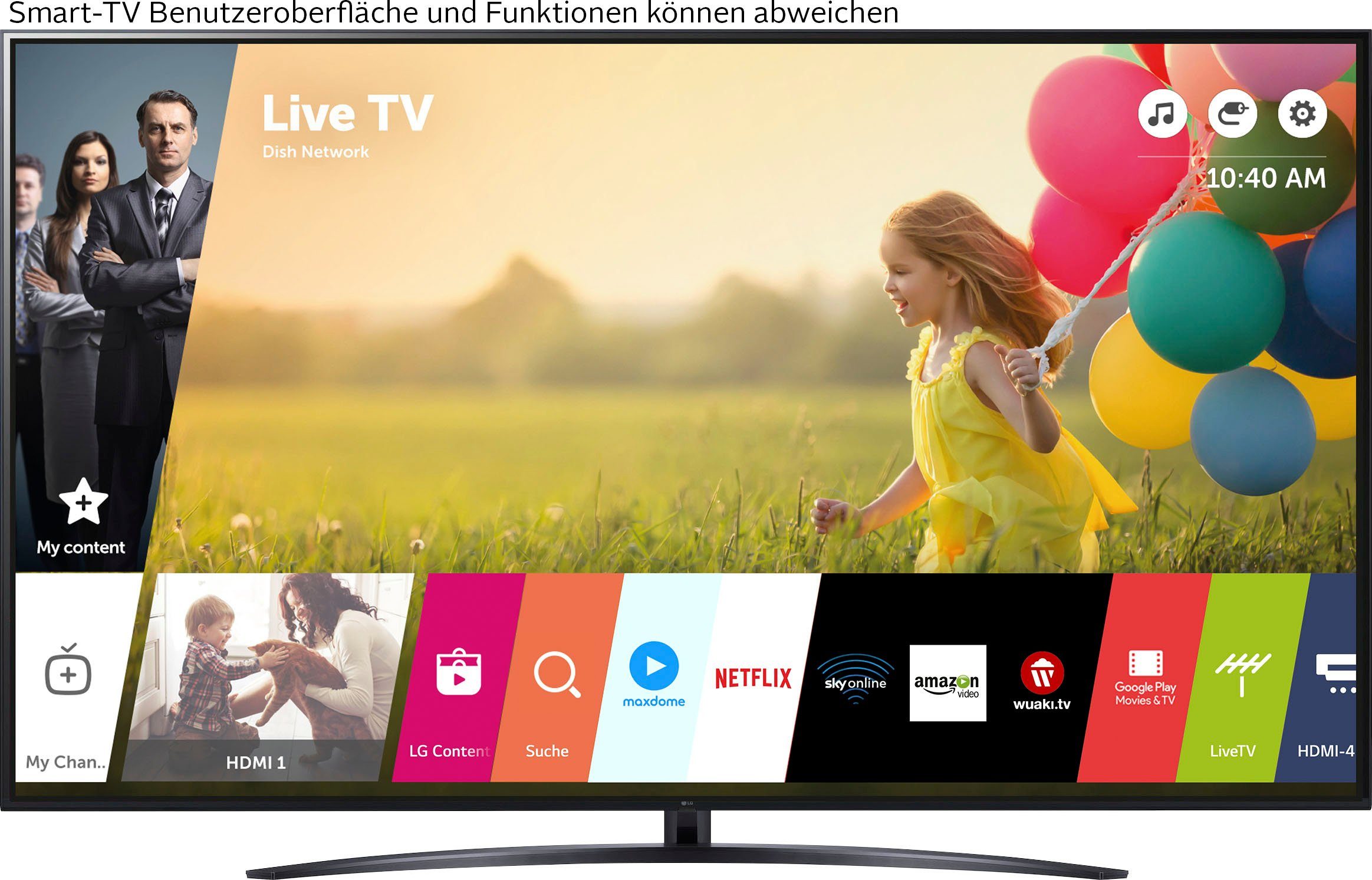 LG 75NANO769QA LED-Fernseher (189 cm/75 Zoll, 4K Ultra HD, Smart-TV, α5 Gen5 4K AI-Prozessor, Direct LED, HDMI 2.0, Sprachassistenten)