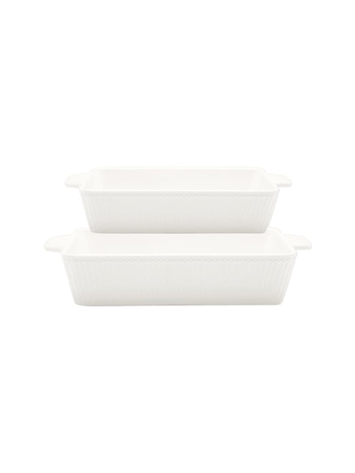 Greengate Auflaufform Alice rechteckig 2er Set in white günstig kaufen onesize