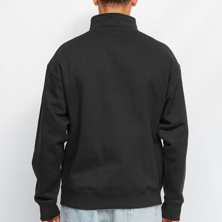 NIKE Solo Swoosh HW BB Quarter Zip Top black/white