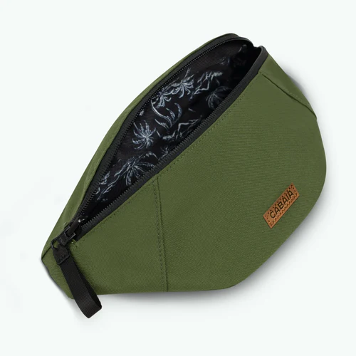 Small Seoul khaki fanny pack