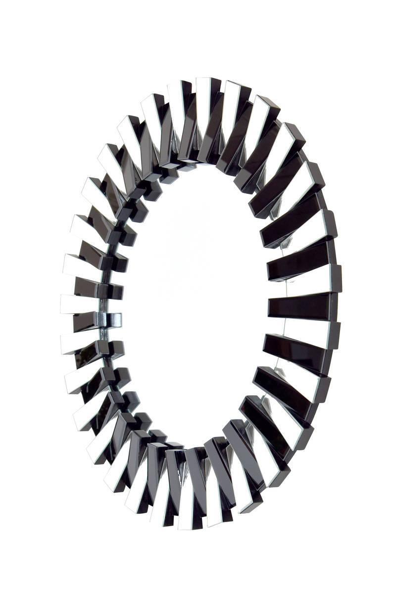 Kayoom Wandspiegel Apollon 910 Silber / Schwarz
