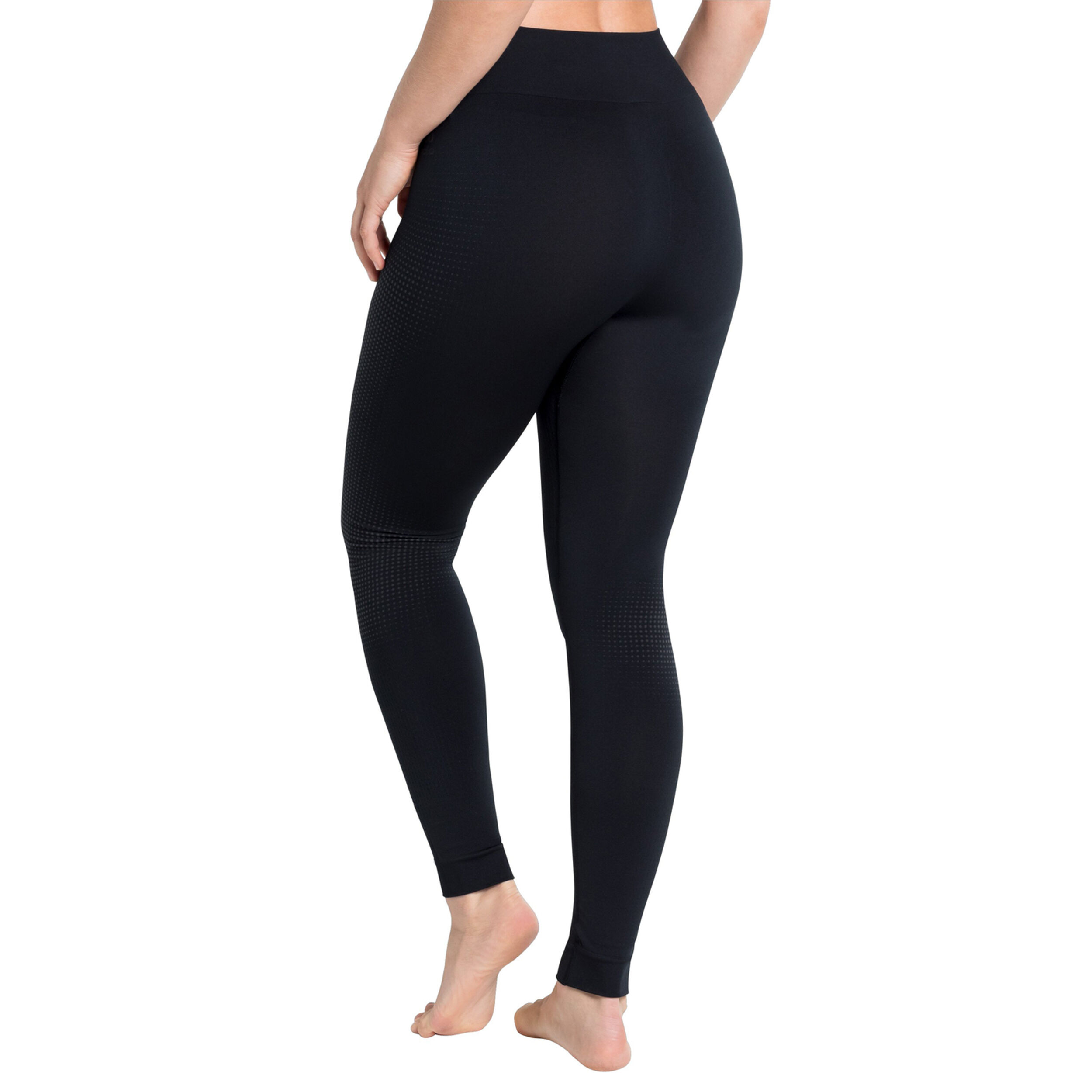 Performance Warm Eco Big Logo Bottom Long Tight Damen - Schwarz, Grau