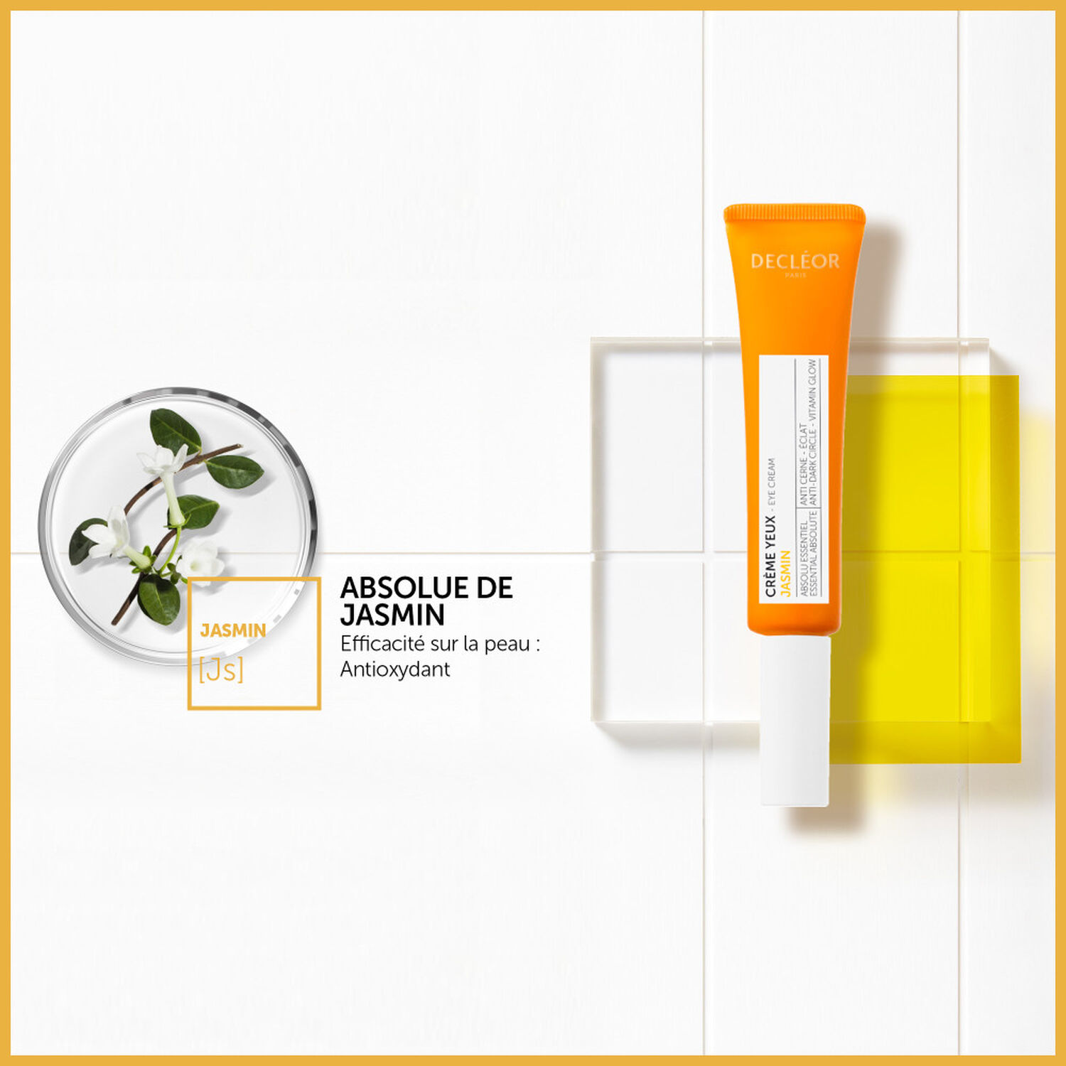 Decléor Crème Yeux Jasmin Illumine-Lisse-Défatigue 15 ml