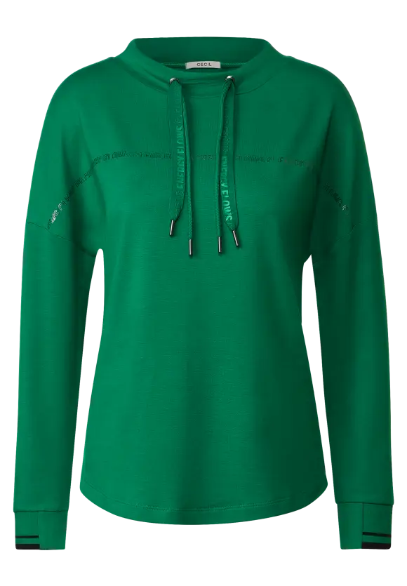 CECIL Wording Langarmshirt