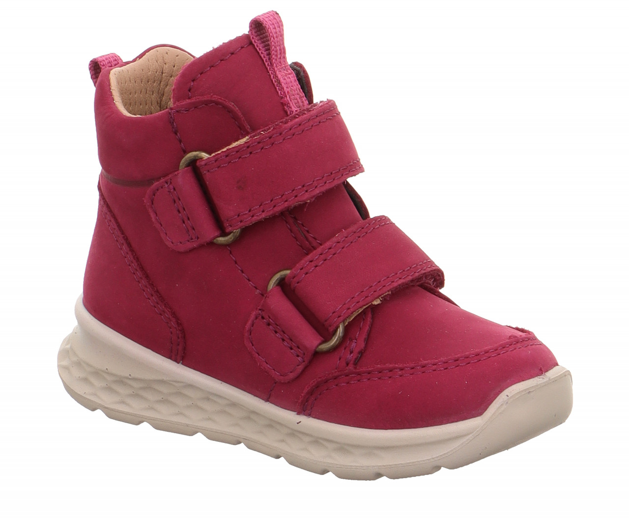 BREEZE - Rot/Rosa Sneaker high mit Klettverschluss
