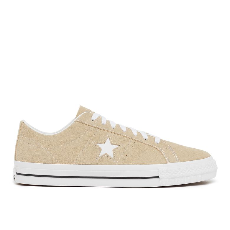 Converse One Star Pro Classic Suede oat milk/white/black
