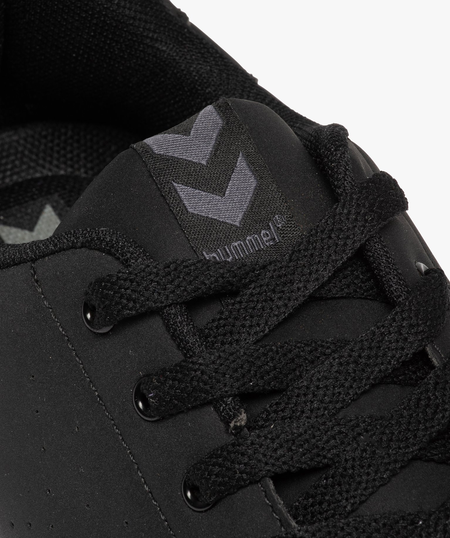 Baskets homme monochromes à lacets - Hummel noir | GEMO