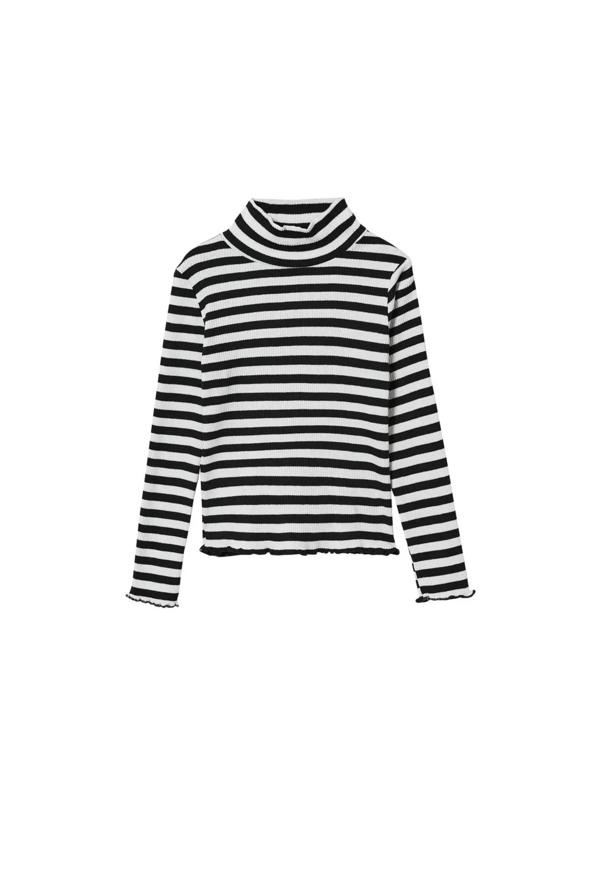 MANGO Kids  Schwarzes T-Shirt für Mädchen