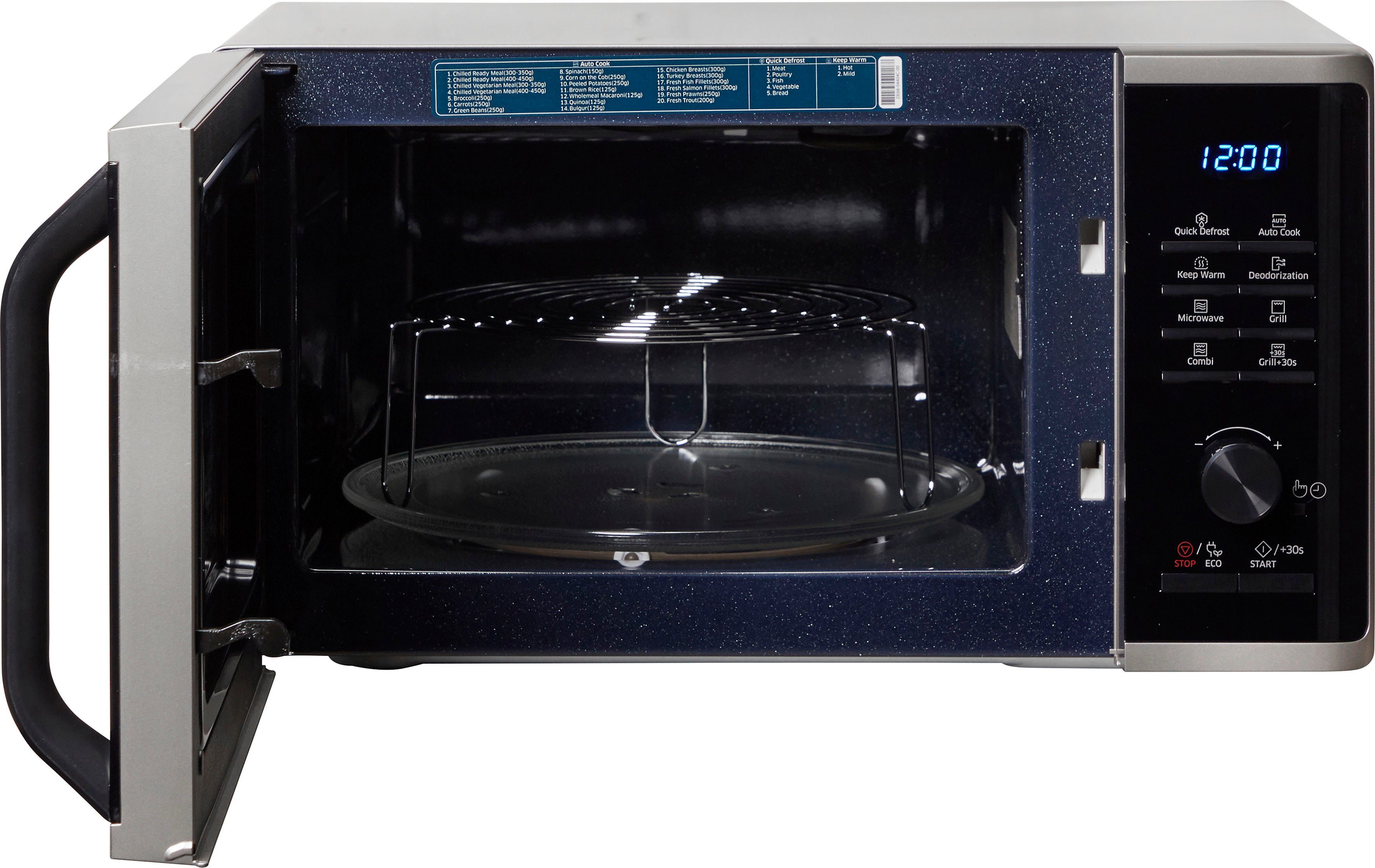 Samsung Mikrowelle MG23K3515AS/EG, Mikrowelle, 23 l