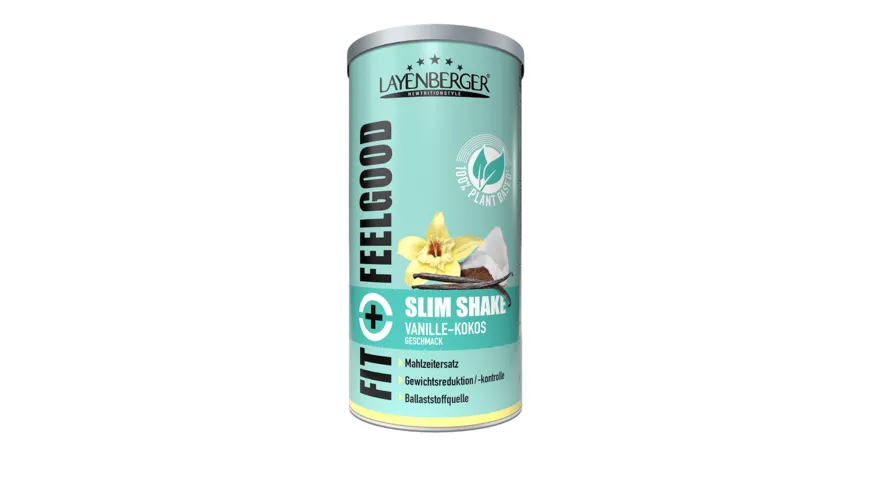 Layenberger Fit+Feelgood Slim Shake plant based Vanille-Kokos 396 g