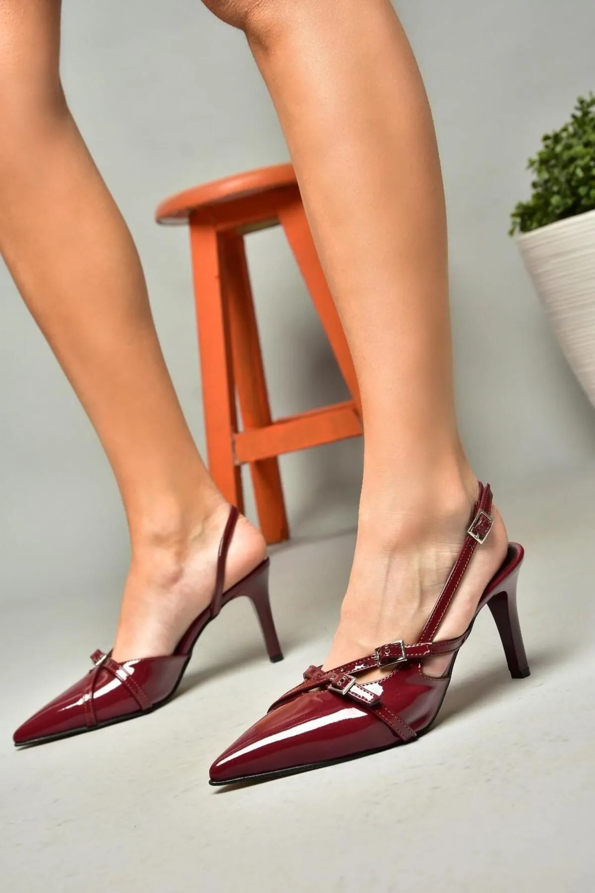 Fox Shoes  High Heels - Bordeaux - Pfennigabsatz/Stiletto