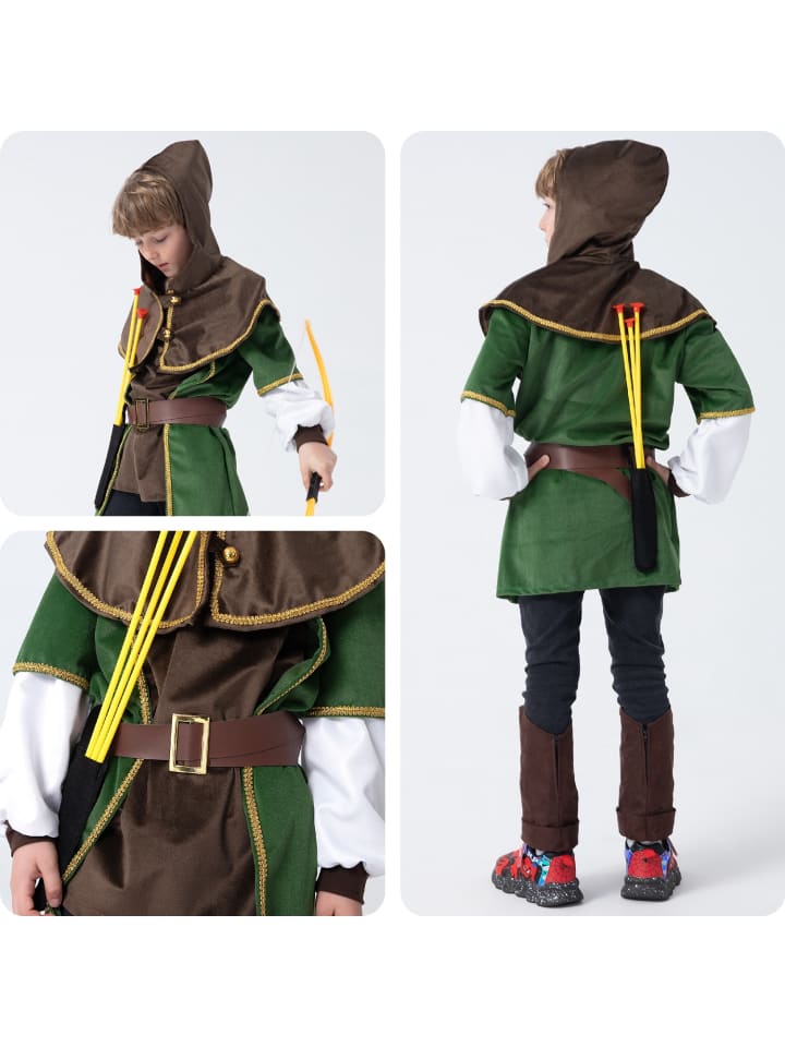 Corimori Kostüm „Robin Hood“ inklusive in Braun/grün günstig kaufen