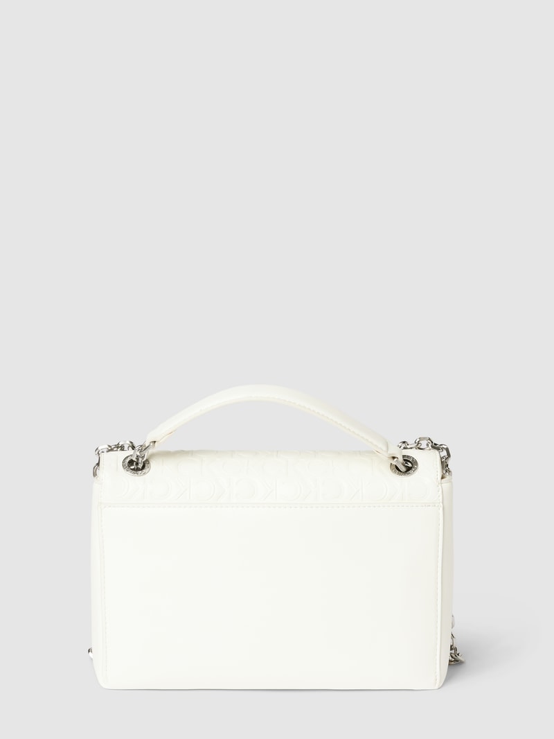 Crossbody Bag in Leder-Optik Modell 'RE-LOCK' in ecru