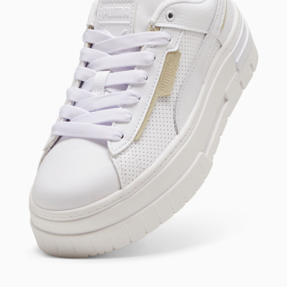 PUMA Mayze Crashed Leather 396011_02 / weiss