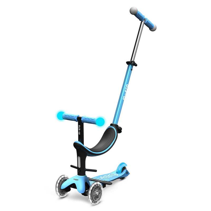 Trottinette évolutive - Mini 3 en 1 révolution deluxe magic bleue Micro