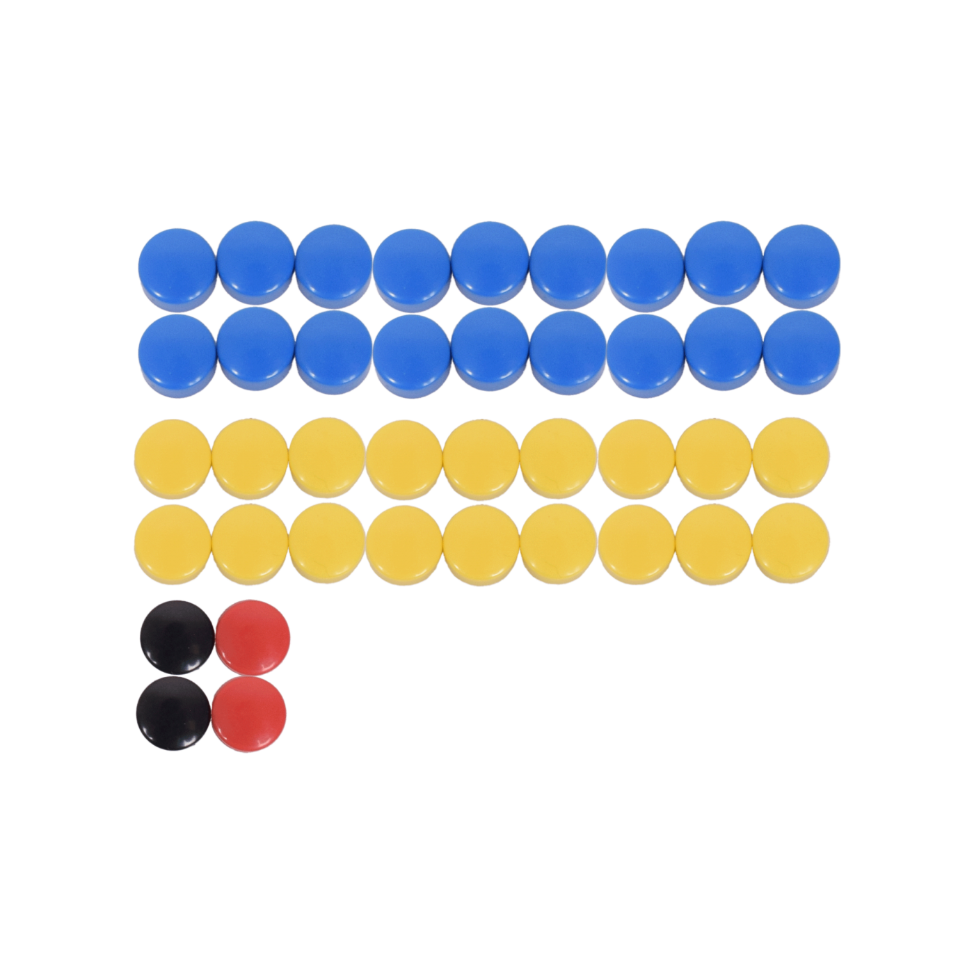 Cawila Premium Magnet Set 10mm Gelb Blau