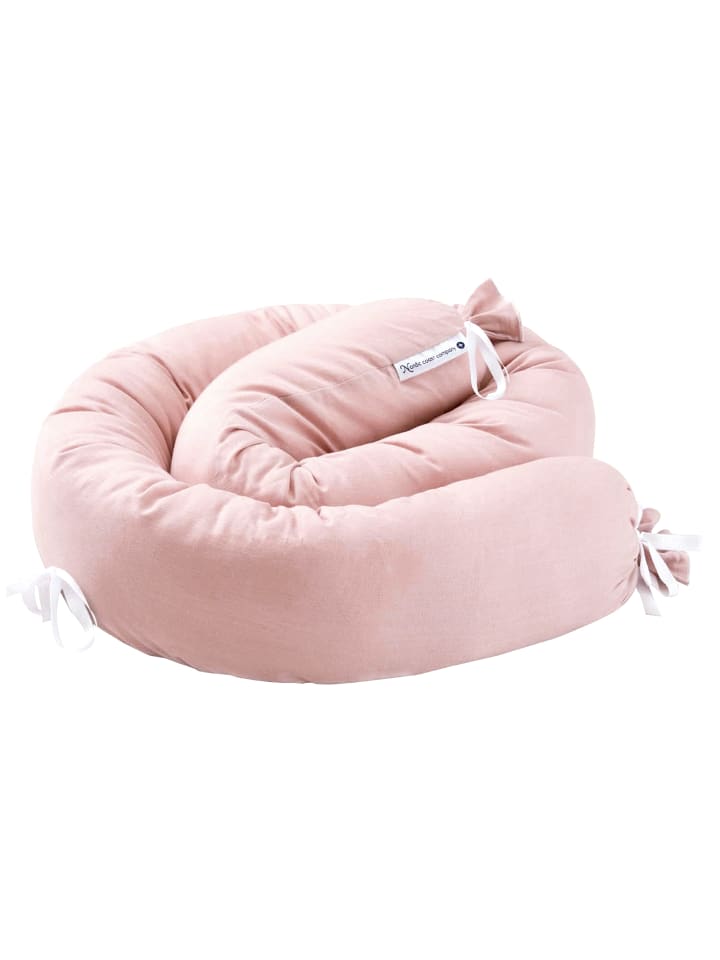 nordic coast company  Bettschlange in Rosa - (L) 180 cm günstig kaufen onesize
