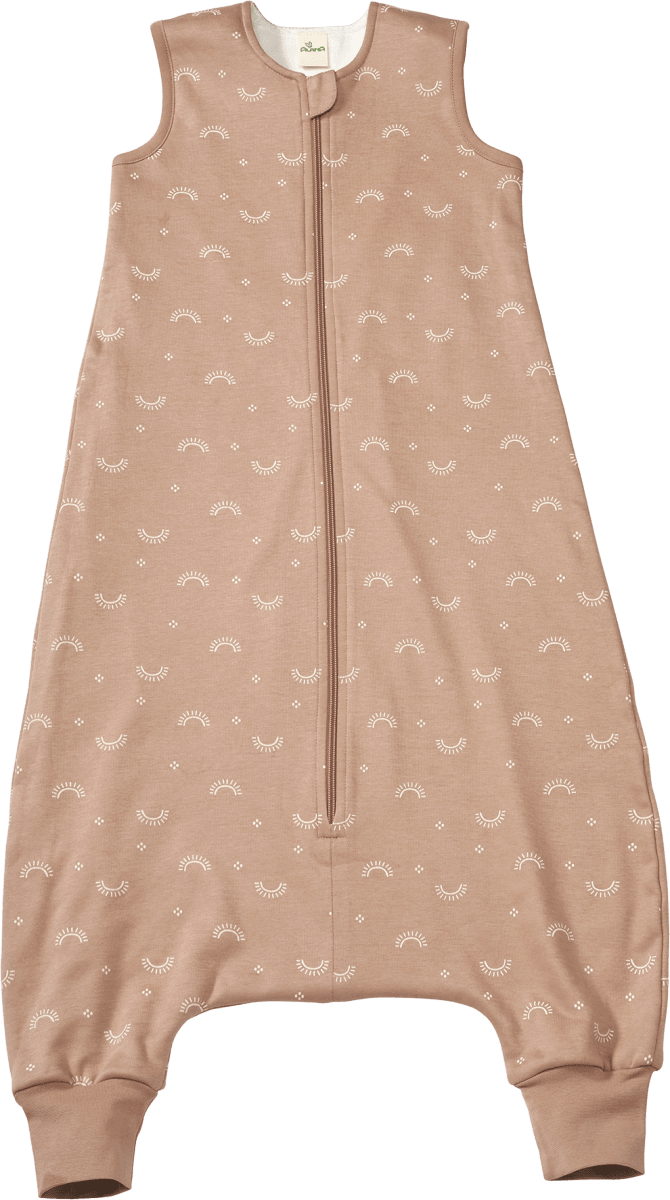Schlafsack mit Beinen 1 TOG, mit Regenbogen-Muster, beige, 100 cm, 1 St