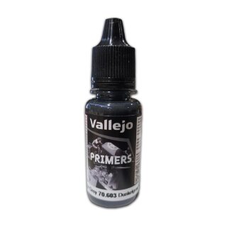 Vallejo Surface Primer - German Panzer Grey RAL7021 (70603) (18ml)
