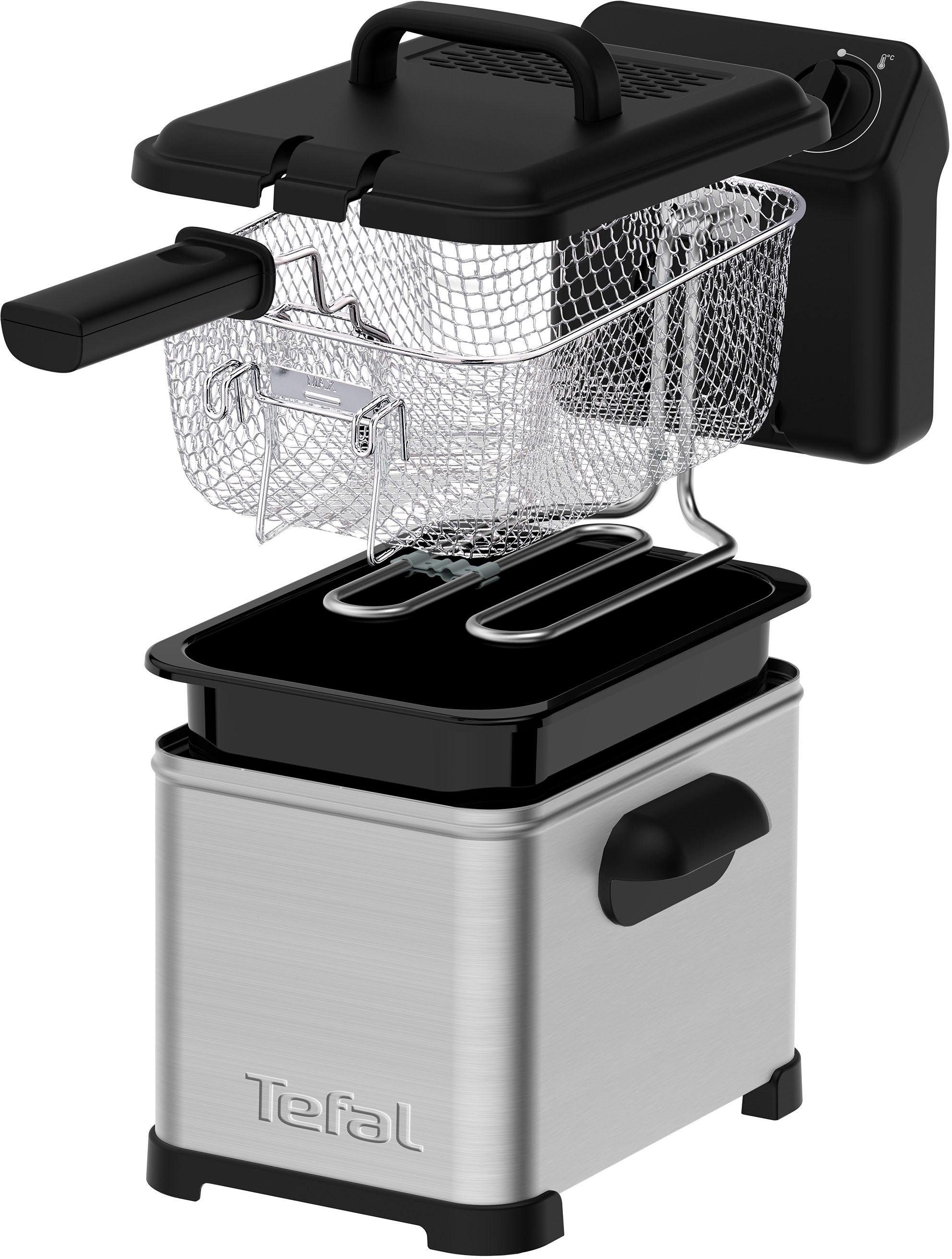 Tefal Fritteuse FR5030 Family Pro Access, 3000 W, 4 L, mit Öl, Ölbehälter herausnehmbar, Kühlzonen-Technologie
