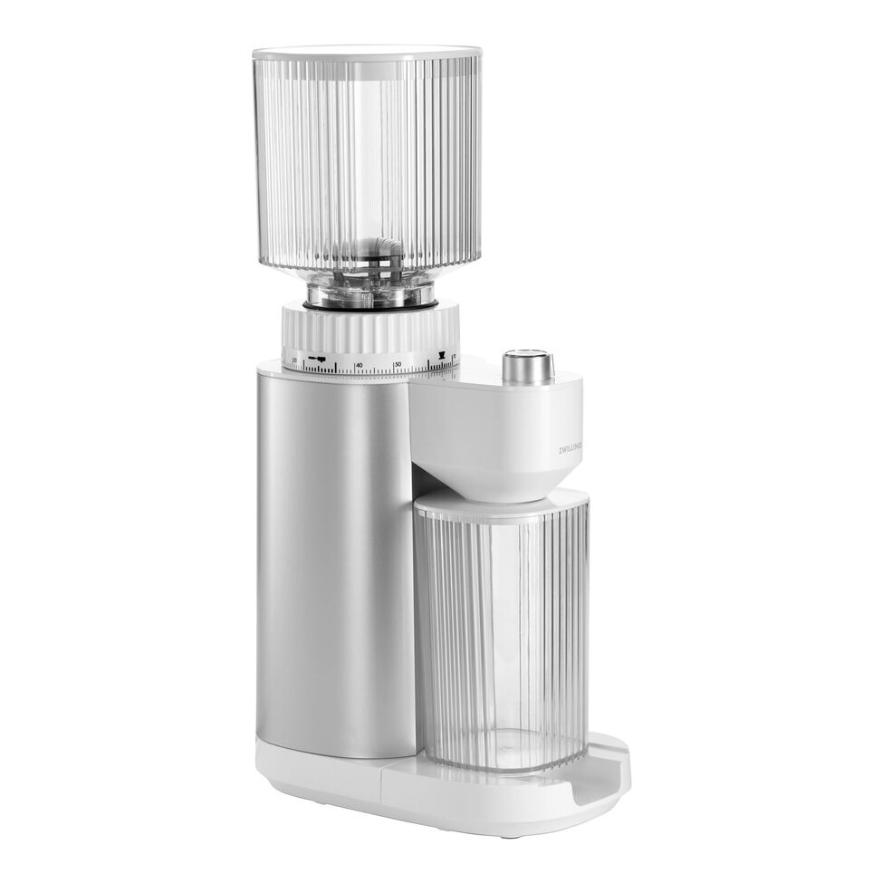 Kaffeemühle, Silber-Weiß