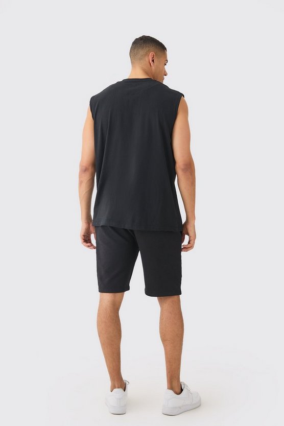 Oversized Man Official Mesh Layer Tank