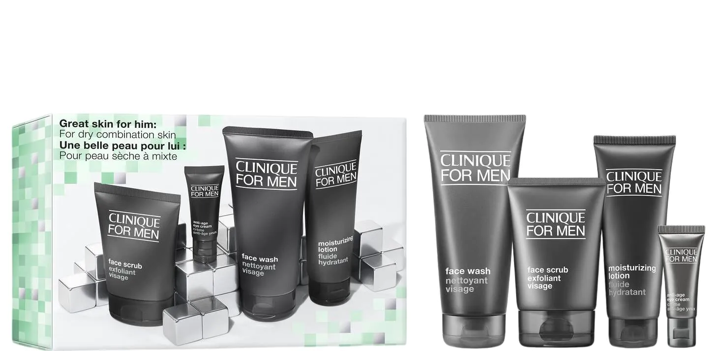 Clinique Great Skin For Him poklon set za suhu kožu