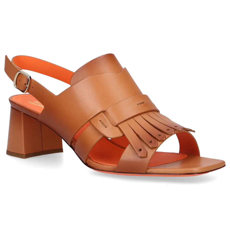 Santoni - Sandalen 70059 Kalbsleder - braun