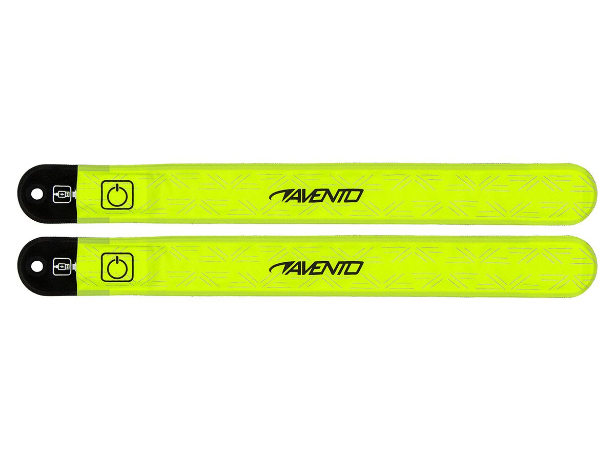 Avento reflektierende Slap-On LED Armbänder