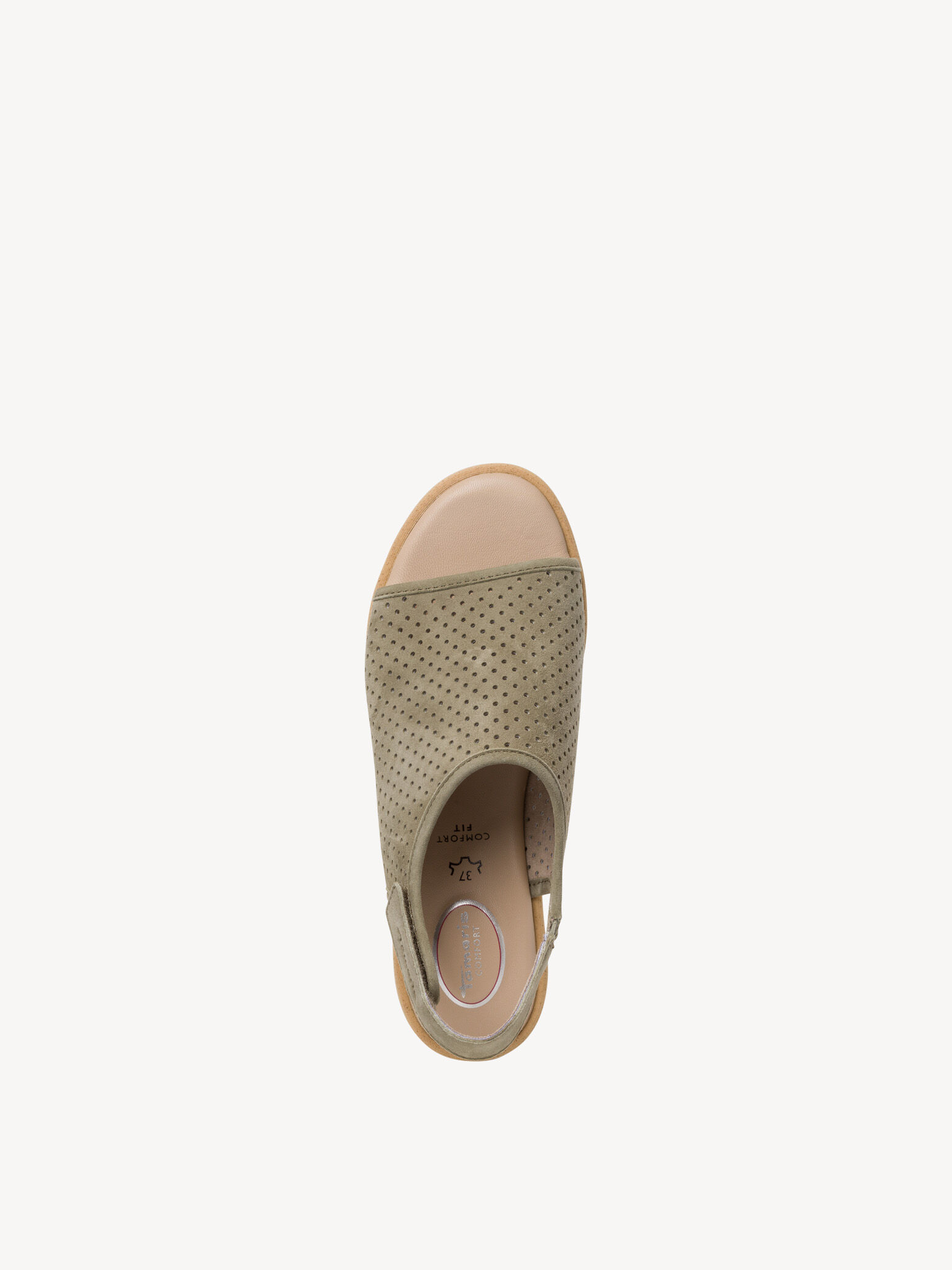 Sandale en cuir - vert